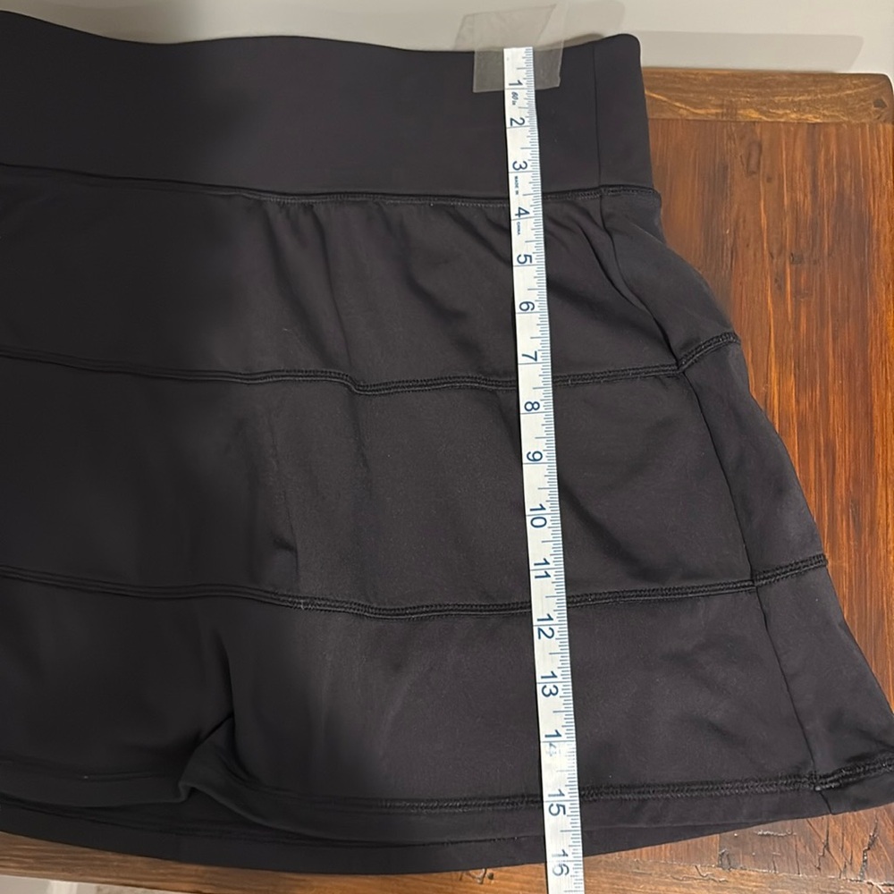 TALBOTS T by TALBOTS PERFORMANCE INTERLOCK TIERED SKORT SIZE XS - Picture 6 of 12